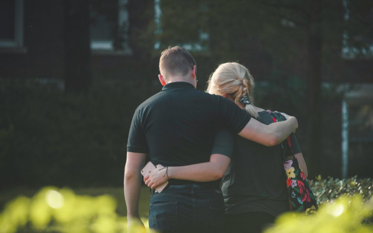 persoon in rouw ondersteunen